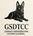 A black silhouette of a German Shepherd lying down above the text 'GSDTCC' and 'GERMAN SHEPHERD DOG CUSTOM CLOTHING.' on a light beige background.